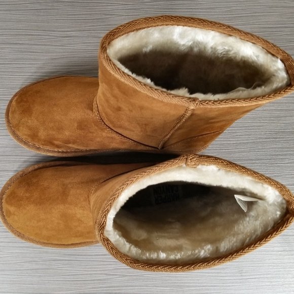 Harper Canyon Everly Faux Fur Lined Boot, Chestnut, Little Kid Size 3 (4-8 yr) - Picture 8 of 10